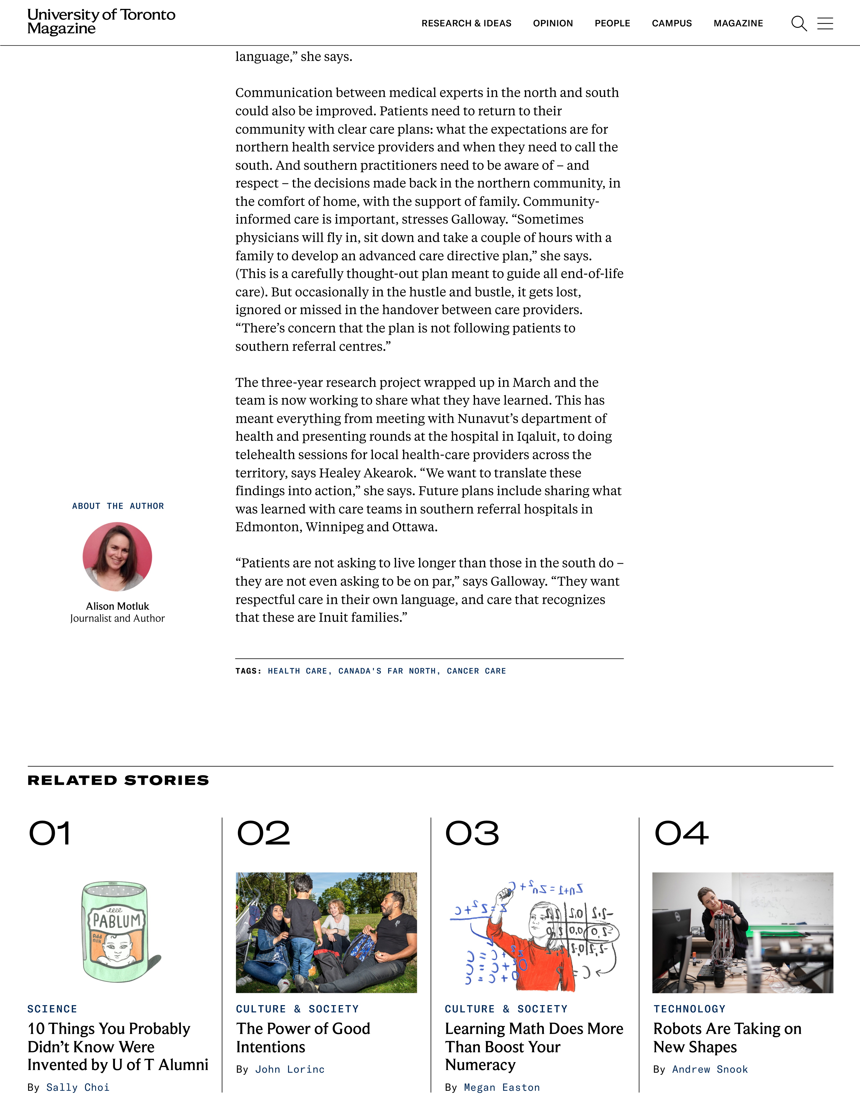 Article Page